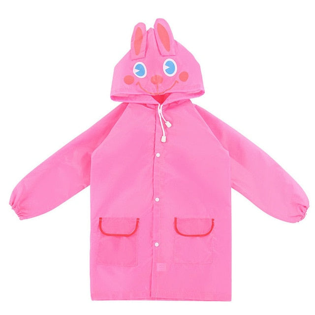 Animal Style Waterproof Kids Raincoat For Children Rain Coat Rainwear