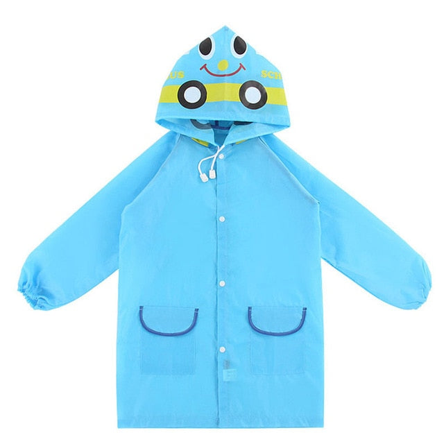 Animal Style Waterproof Kids Raincoat For Children Rain Coat Rainwear