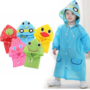 Animal Style Waterproof Kids Raincoat For Children Rain Coat Rainwear