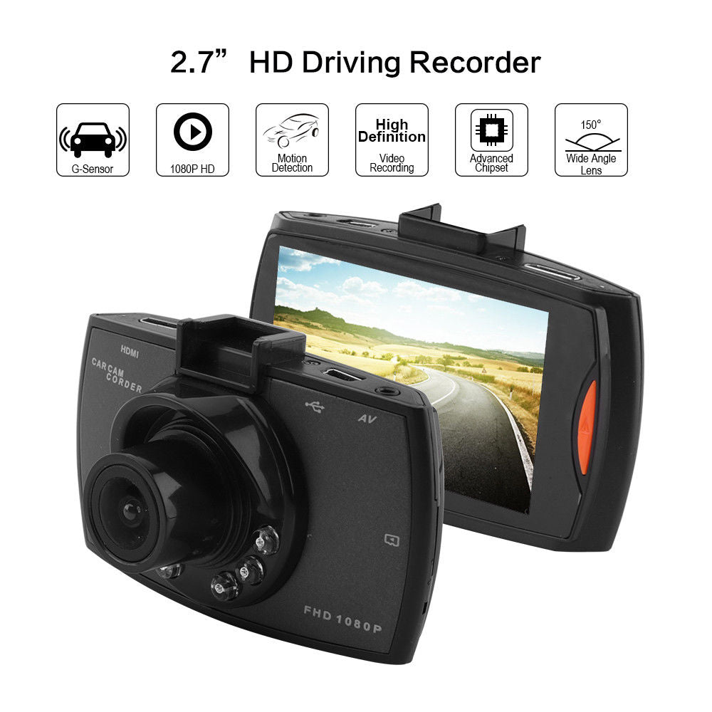 Car DVR Camera Full HD 1080P Night Vision G-Sensor Dash Cam