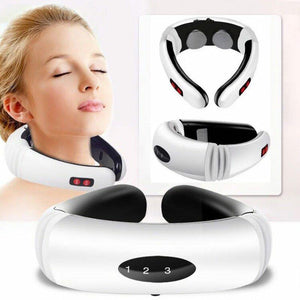 Electric Pulse Back and Neck Massager Infrared Heating Pain Relief